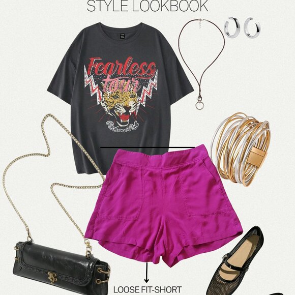LOOSE-FIT SHORT - Picture 1 of 5